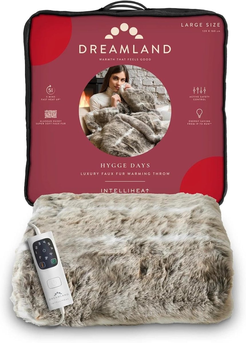 Dreamland Hygge Days Electric Blanket 